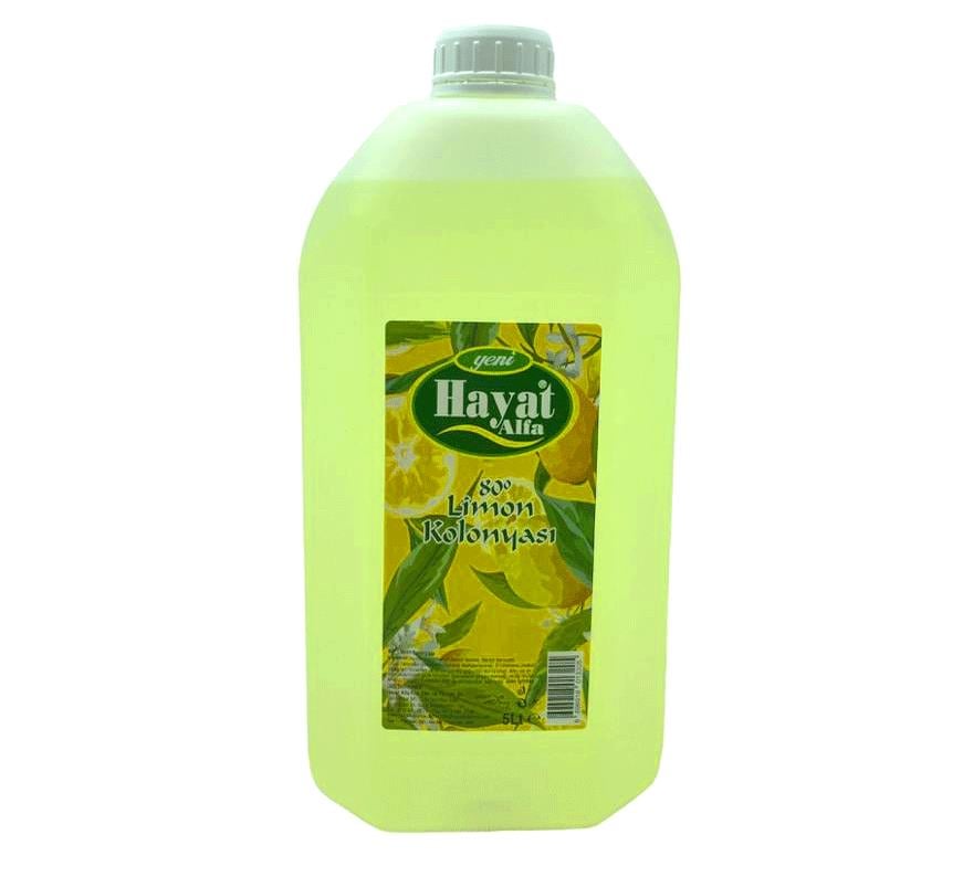 HAYAT 5LT LİMON KOLONYA BİDON (5110)