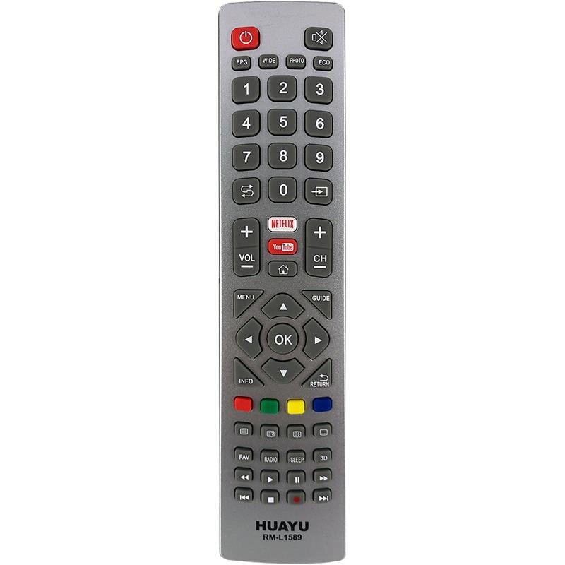 HUAYU KL RM-L1589 SHARP AQUOS NETFLIX-YOUTUBE TUŞLU LCD-LED UNIVERSAL KUMANDA (5110)
