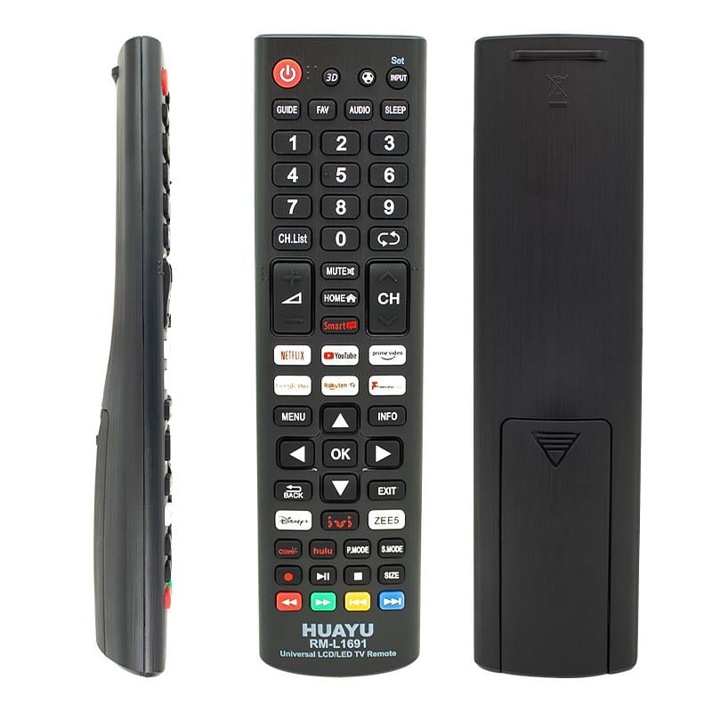 HUAYU KL RM-L1691 NETFLIX-YOUTUBE-GOOGLE PLAY TUŞLU UNIVERSAL LCD LED TV KUMANDA (5110)