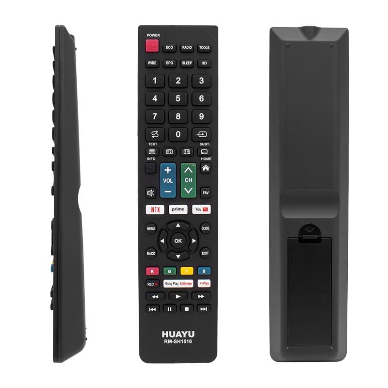 HUAYU KL RM-SH1516 SHARP NETFLIX- YOUTUBE- PRIME VIDEO TUŞLU UNIVERSAL LCD-LED TV KUMANDA (5110)