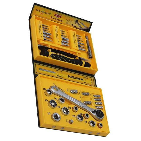 K-1678 41 PARÇA MEKANİK VE ELEKTRONİK TAMİRCİ TORNAVİDA TAKIMI (5110)