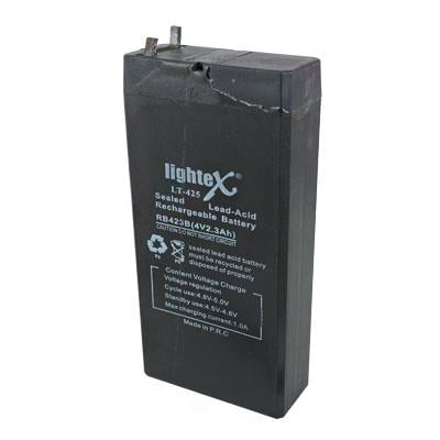 LIGHTEX LT-425 4 VOLT - 2.3 AMPER AKÜ (100 X 50 X 20 MM) (5110)