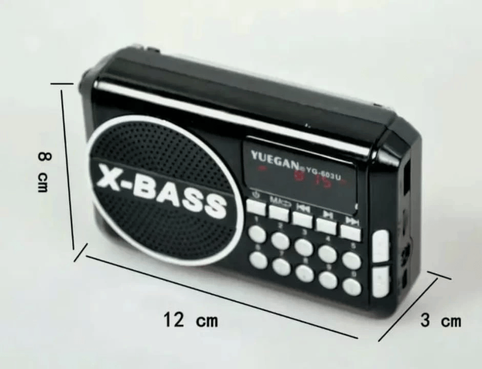 Mini Cep Fm Radyo Dijital Göstergeli  Jtec Şarjlı