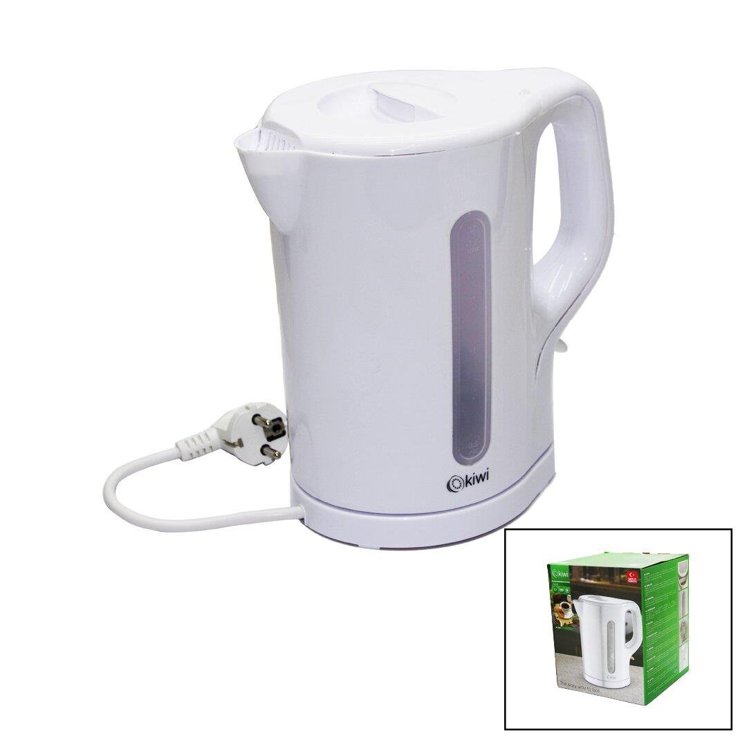 PLASTİK  KETTLE SU ISITICISI  BEYAZ  1.7LT  2000W OTOMATİK KAPANMA - 360° GÖVDE - KABLO SAKLAMA KK-3304 (5110)