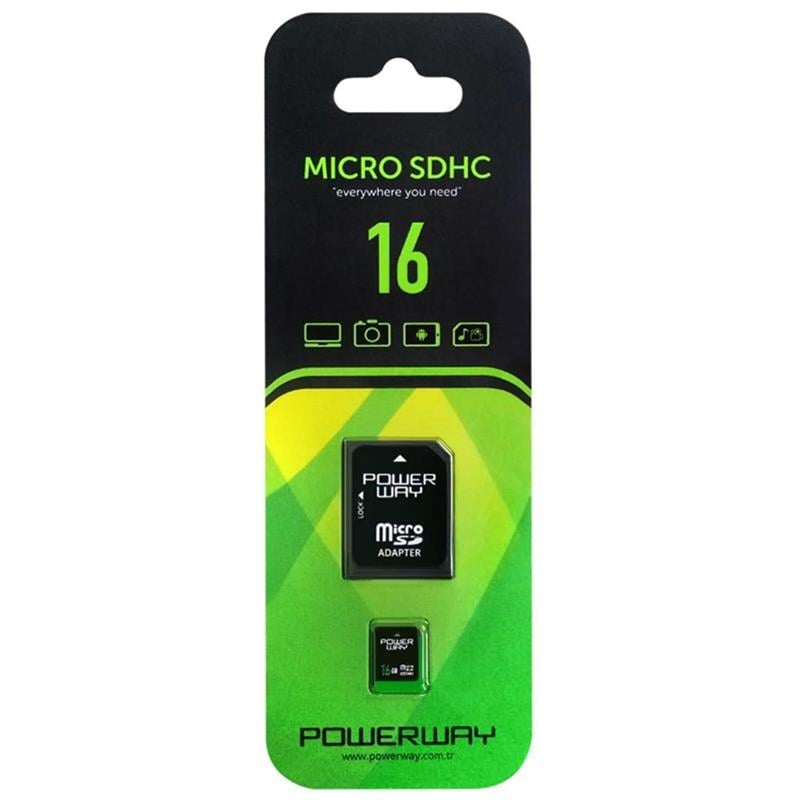 POWERWAY PWR-16 16 GB MICRO SD HAFIZA KARTI (5110)