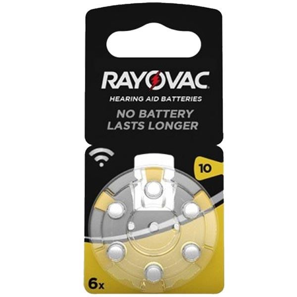 RAYOVAC 10 NO KULAKLIK PİLİ 6Lİ PAKET FİYAT (5110)