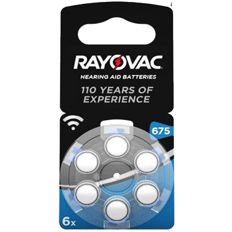 RAYOVAC 675 NO KULAKLIK PİLİ 6Lİ PAKET FİYAT (5110)