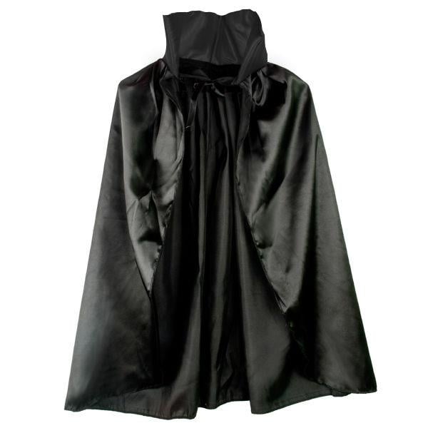 Siyah Renk Yakalı Halloween Pelerini 90 cm (5110)