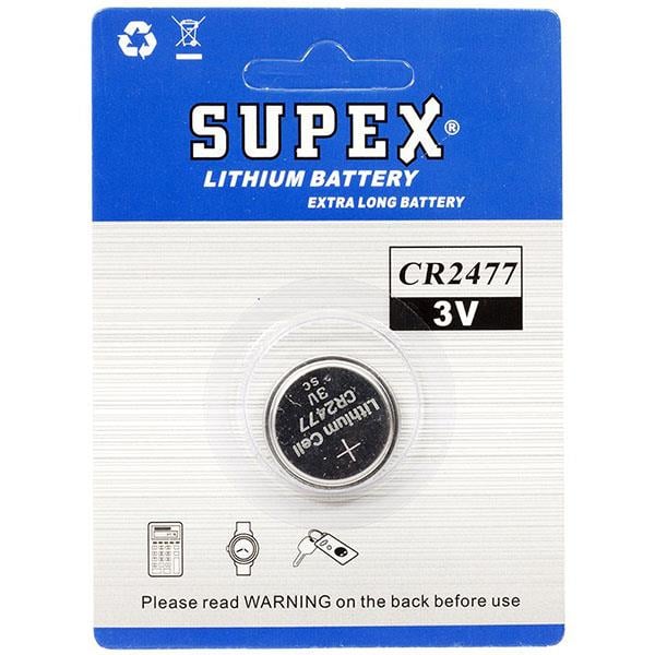 SUPEX CR2477 3V LİTYUM PİL TEKLİ (5110)