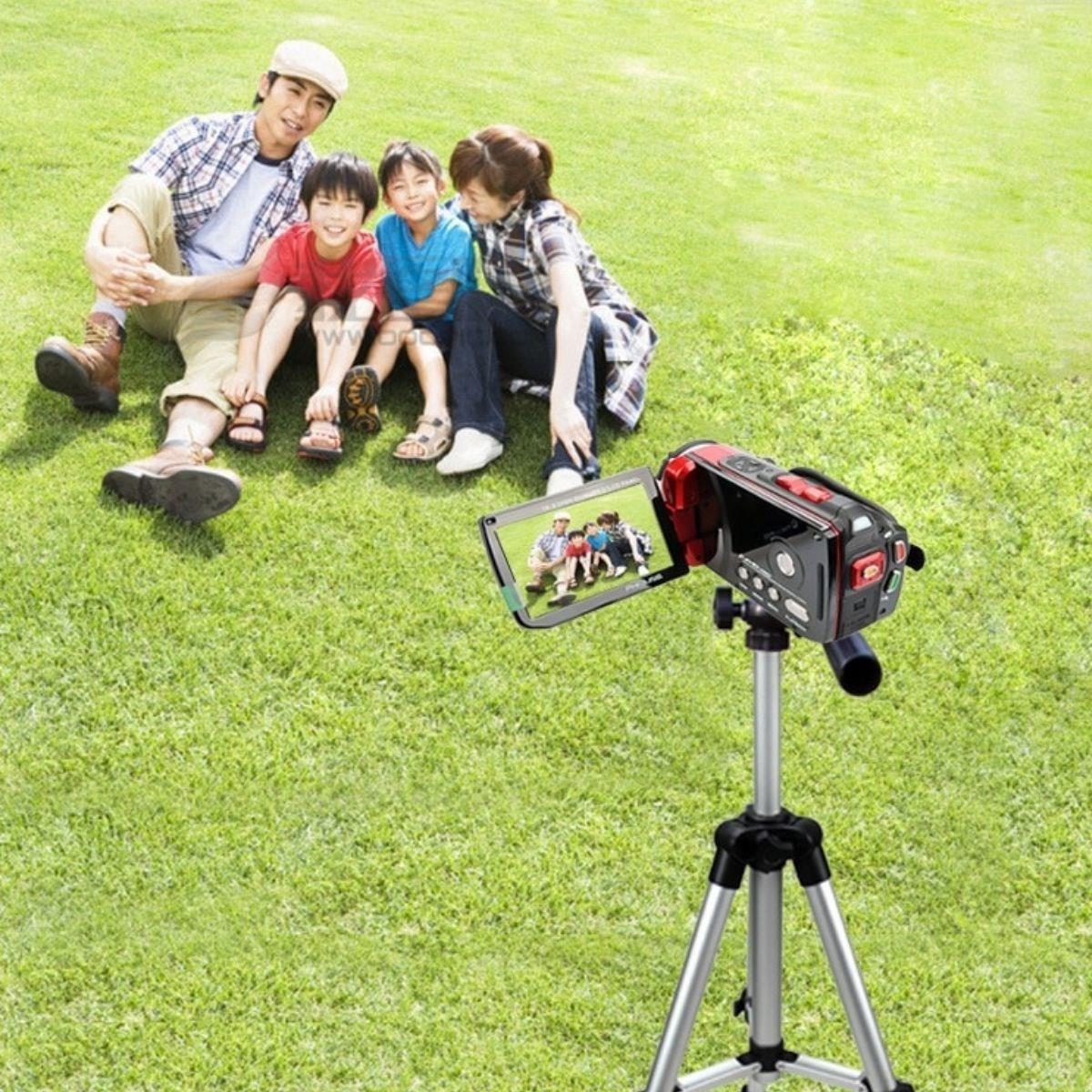 Taşıma Çantalı 130 cm Profesyonel Alüminyum Kamera Tripodu (5110)