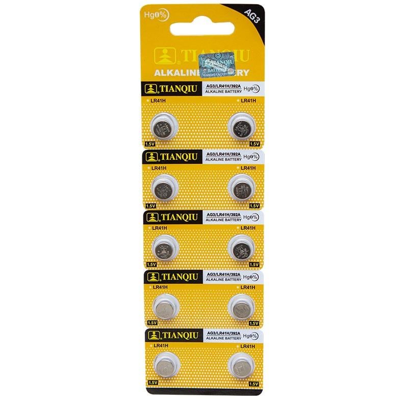 TIANQIU AG3 LR41 ALKALİN SAAT PİLİ 10LU PAKET *OXFORD (5110)