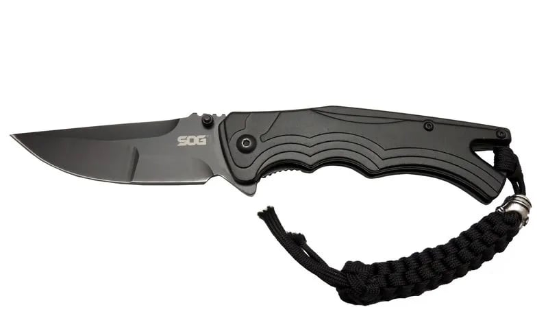 Tighe Fifhter Brt 863bk Siyah Kamp Çakı 21cm - Yarı Otomatik, İpli, Kemerlikli