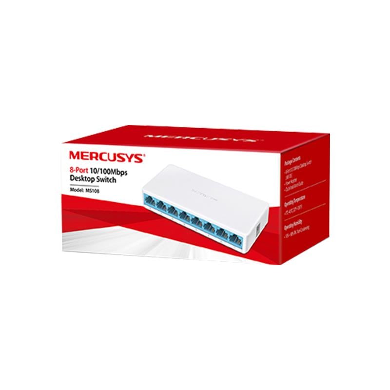 TP-LINK MERCUSYS MS108 10/100 MBPS 8 PORT ETHERNET SWITCH (5110)