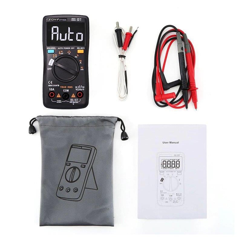 TRUE RMS DİJİTAL ÖLÇÜ ALETİ ZT-102A (5110)