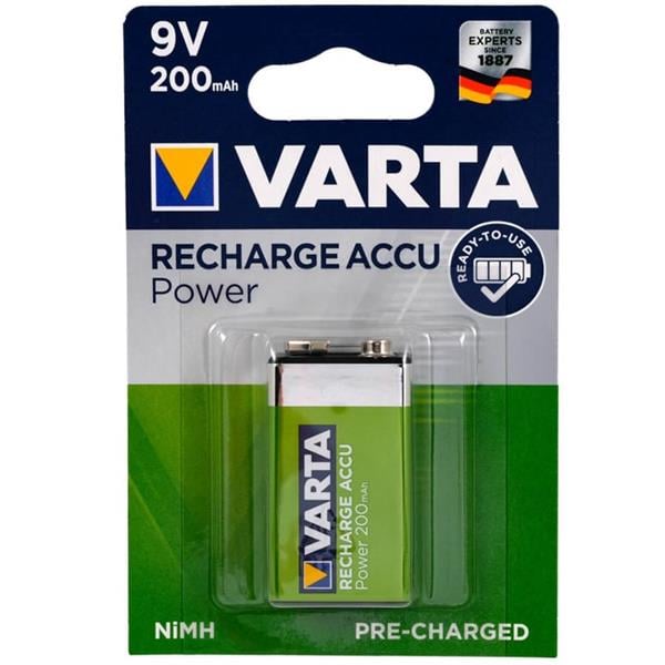 VARTA 9 VOLT 200 MAH ŞARJLI PİL (5110)