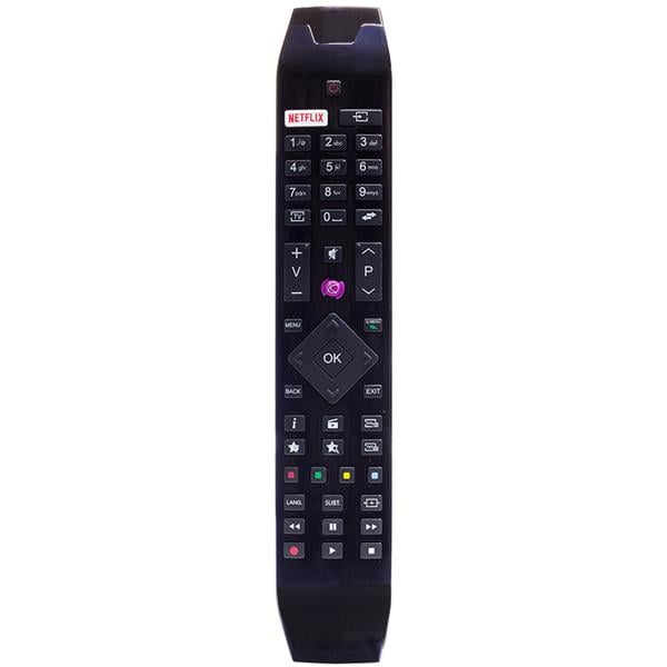 VESTEL NETFLIX-MOR TUŞLU YENİ ÜSTÜ CAMLI-HITACHI RC 49141 LED TV KUMANDA (RC49141-30095562) (5110)