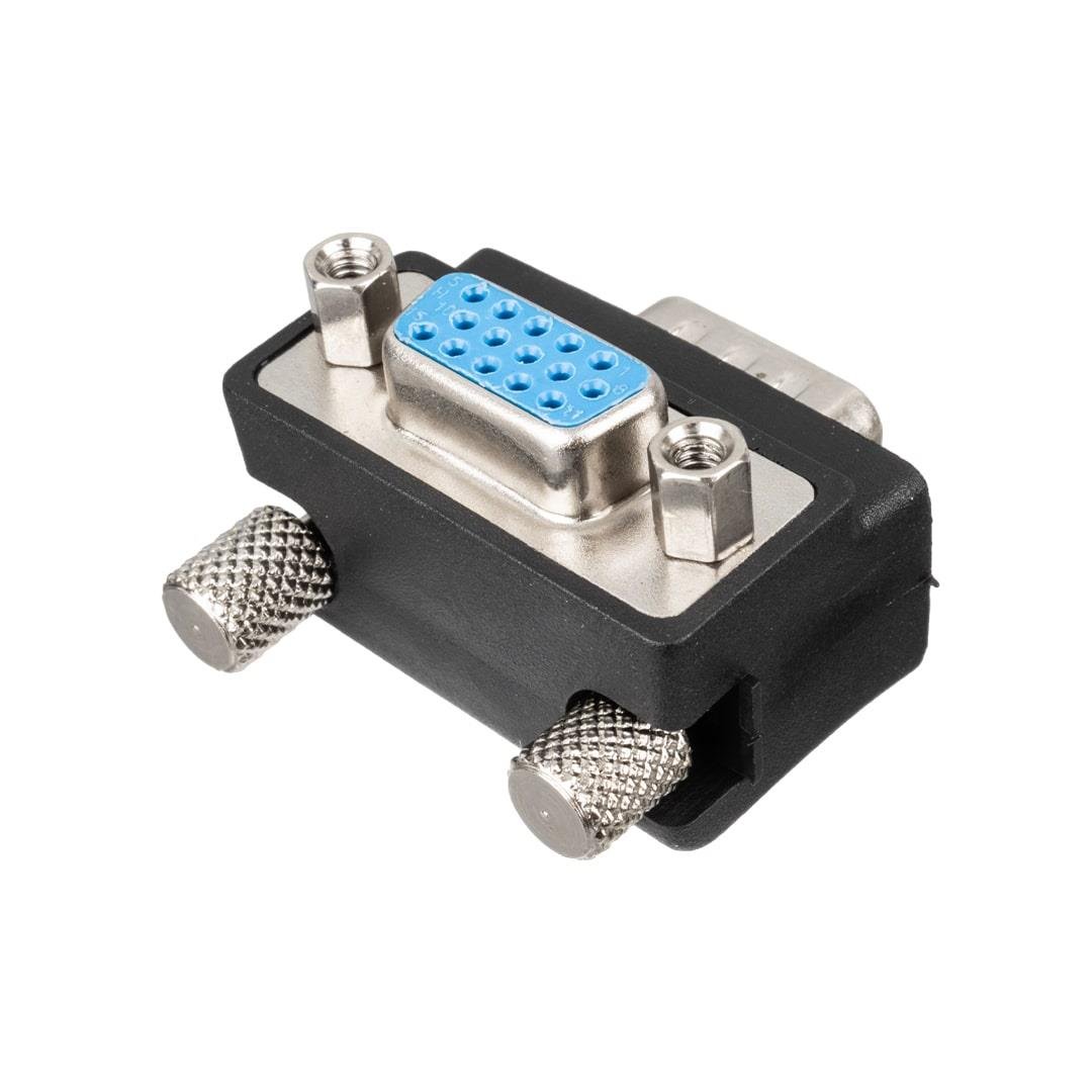 VGA DİŞİ ERKEK ÇEVİRİCİ 90 DERECE L TİP (5110)