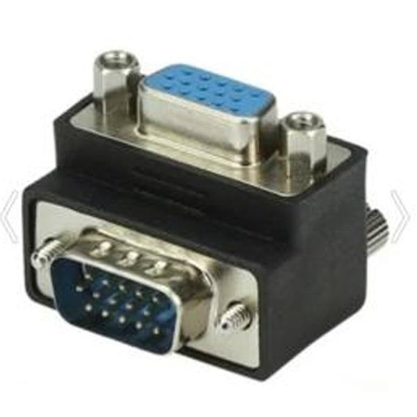 VGA DİŞİ ERKEK ÇEVİRİCİ 90 DERECE L TİP (5110)