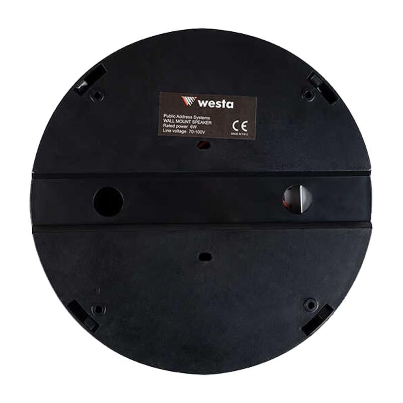 WESTA WS-1119TB 13 CM SIVA ÜSTÜ SİYAH TAVAN HOPARLÖR (5110)