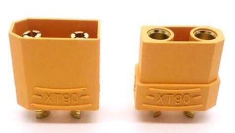 XT90 KONNEKTÖR ERKEK/DİŞİ SOKET ÇİFTİ (LIPO BATARYA İÇİN) (5110)
