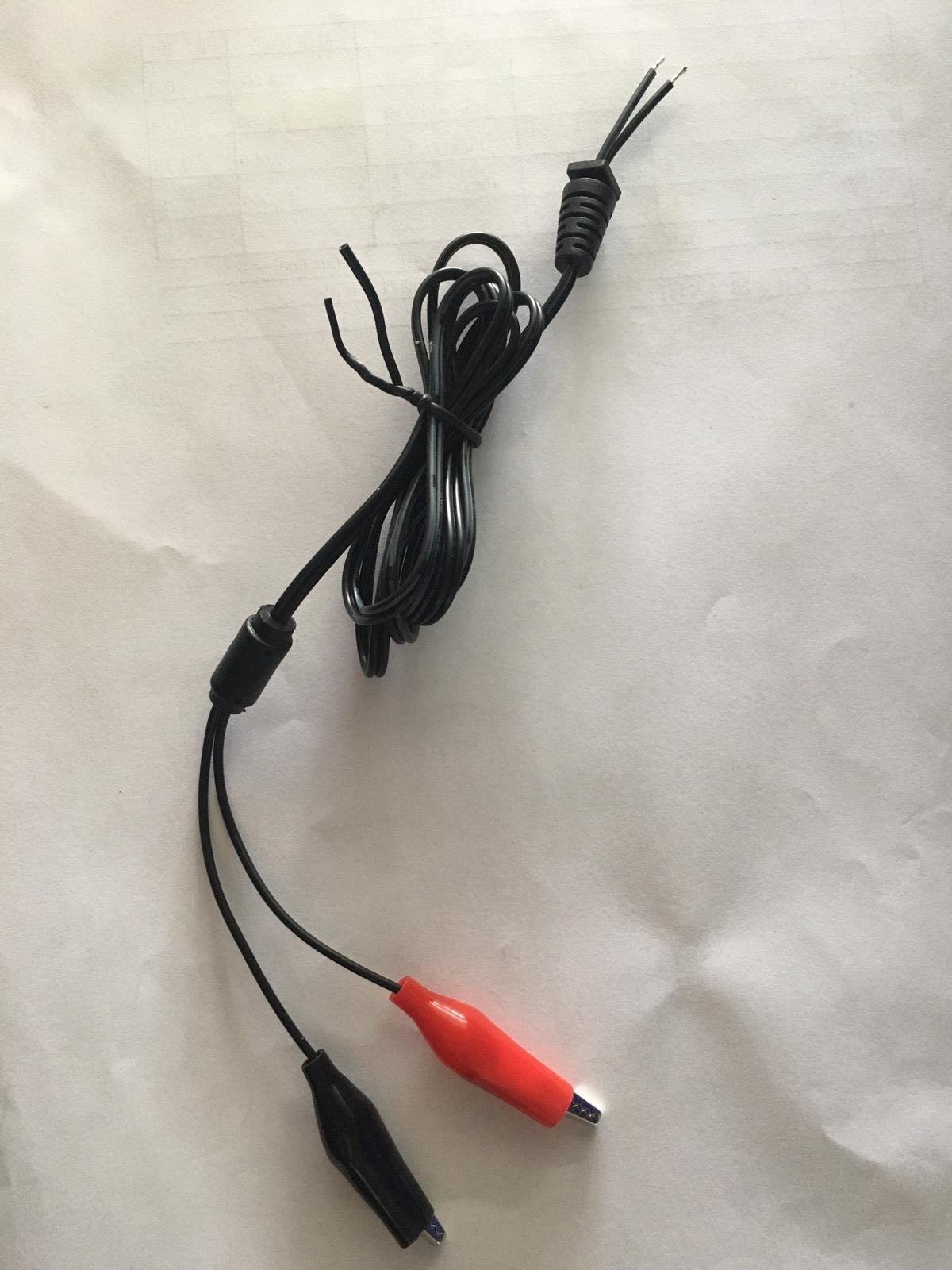 YERLİ ÜRETİM 1.2 METRE KROKODİL UÇLU YEDEK ADAPTÖR KABLOSU (5110)