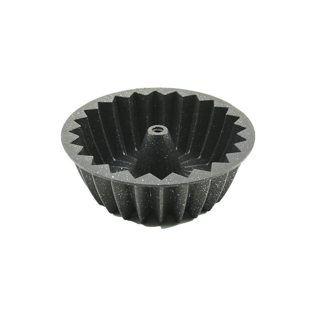 YILDIZ MODEL   DÖKÜM   GÖBEKLİ  KEK KALIP  ÇAP: 26CM  - DERİNLİK: 9CM (5110)