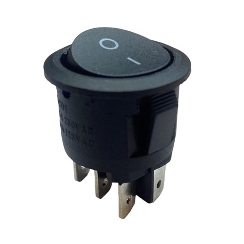 YUVARLAK ANAHTAR ON-OFF 6P SİYAH (IC-133-6) (5110)