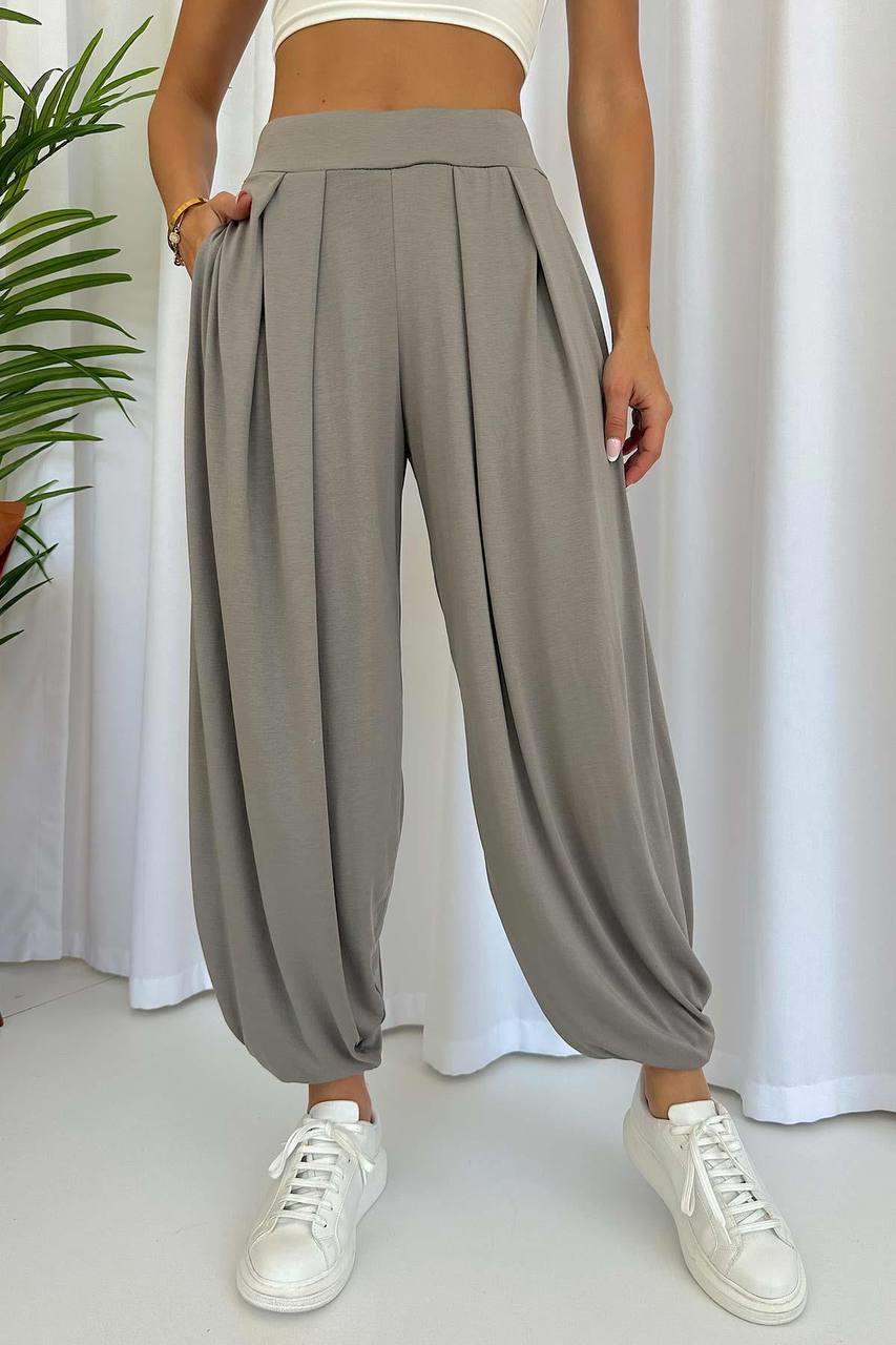 OYSHO MODEL GRİ KOMFORT DELUKS MODAL ŞALVAR PANTOLON