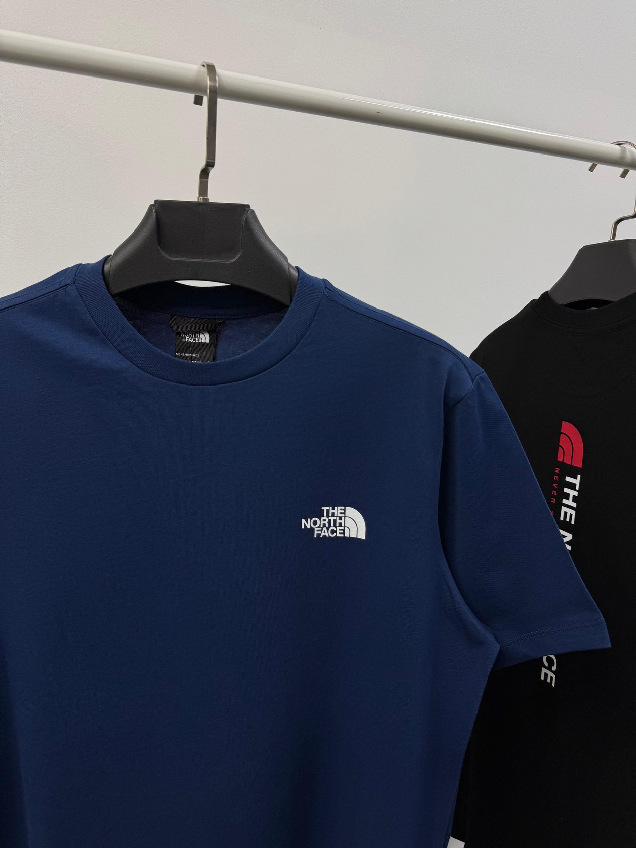 Back Printed T-Shirt | Lacivert