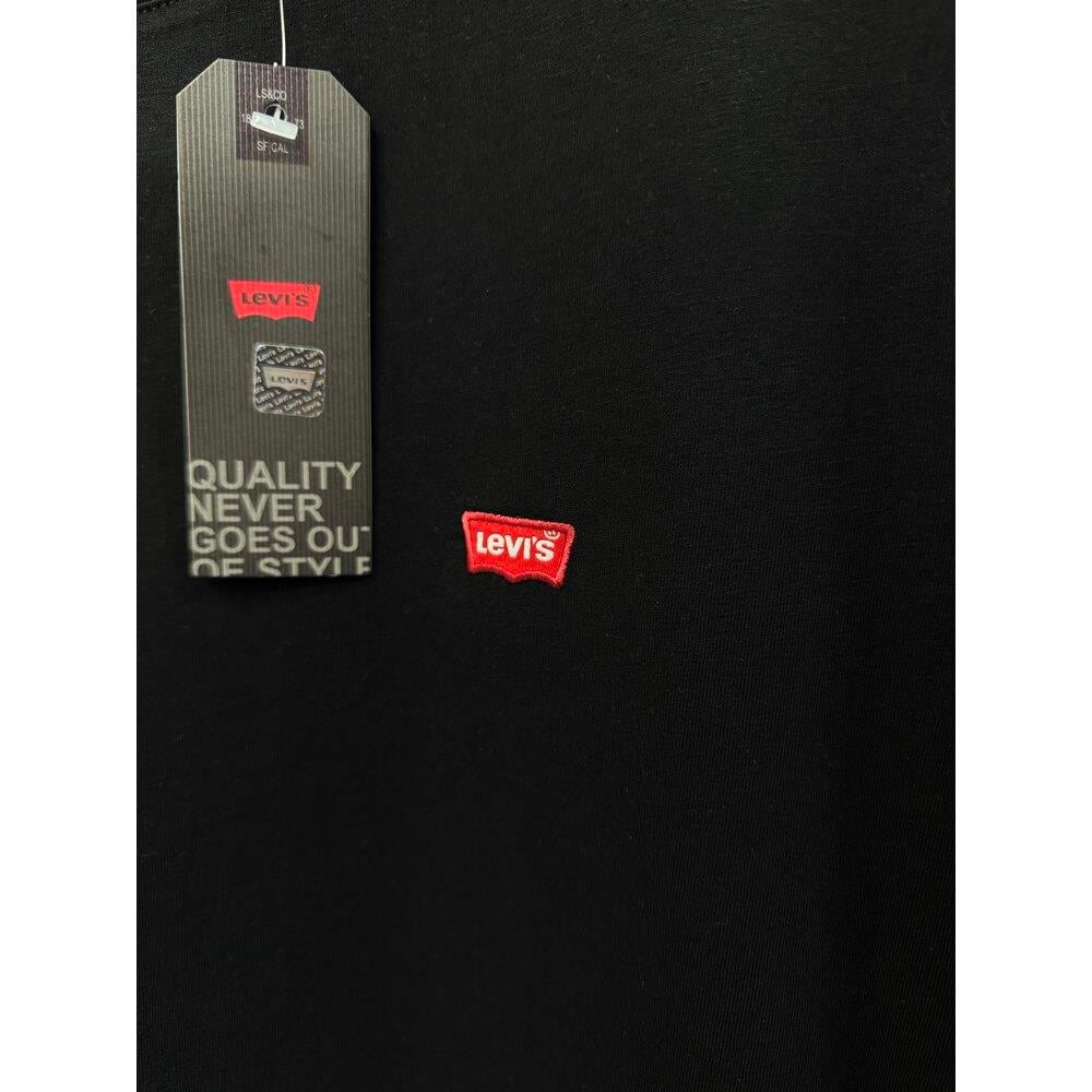 [LVS-BT05] Patch Logo Basic T-shirt | Siyah