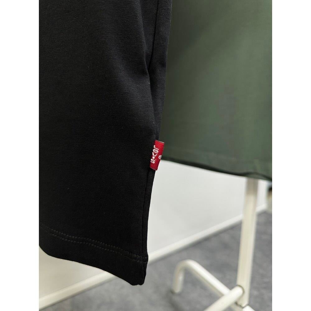 [LVS-BT05] Patch Logo Basic T-shirt | Siyah