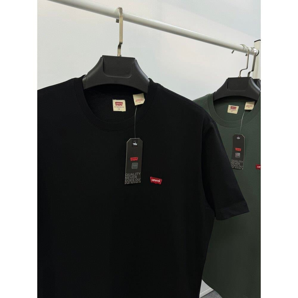 [LVS-BT05] Patch Logo Basic T-shirt | Siyah