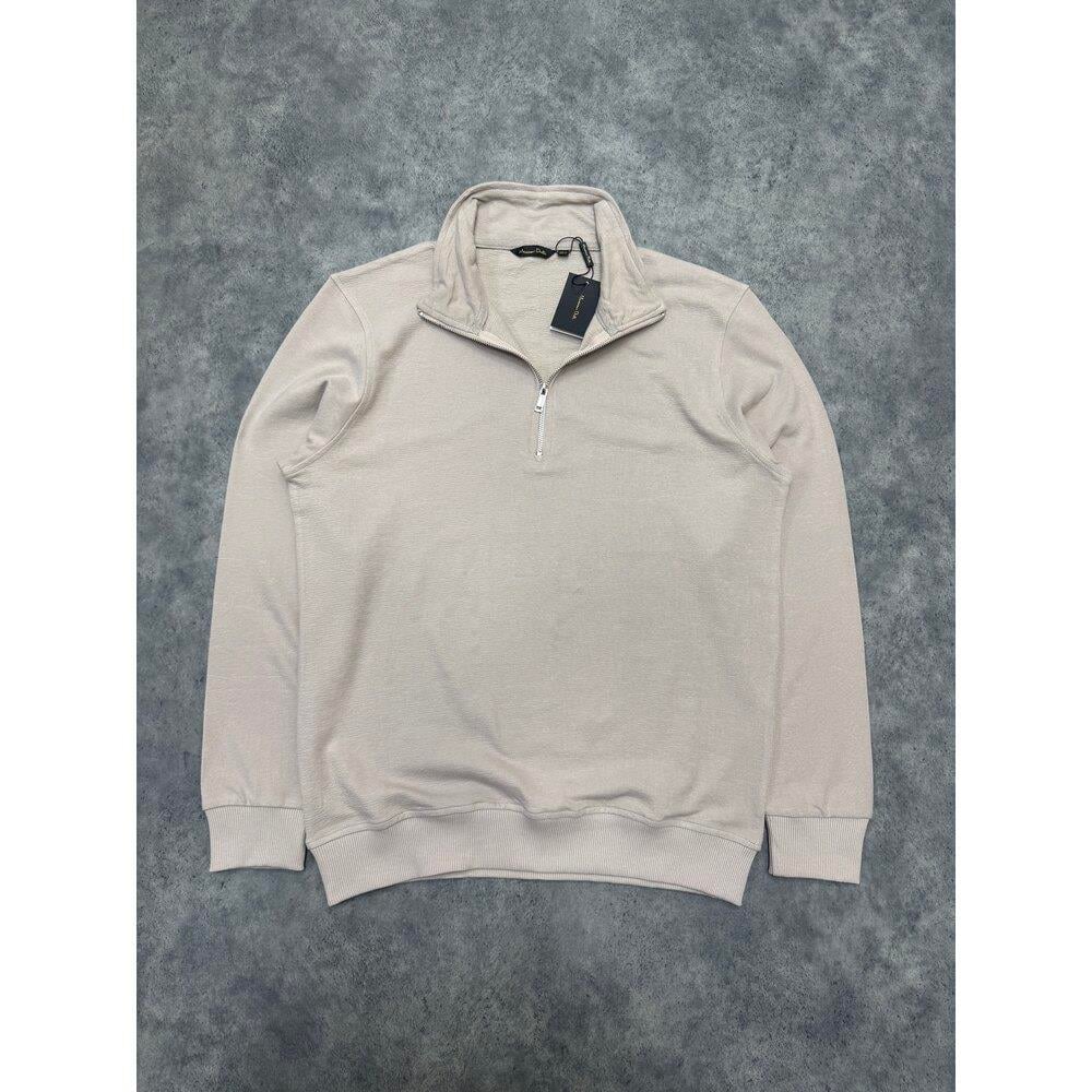 [MD-HZS03] Basic Half Zip Sweatshirt | Bej