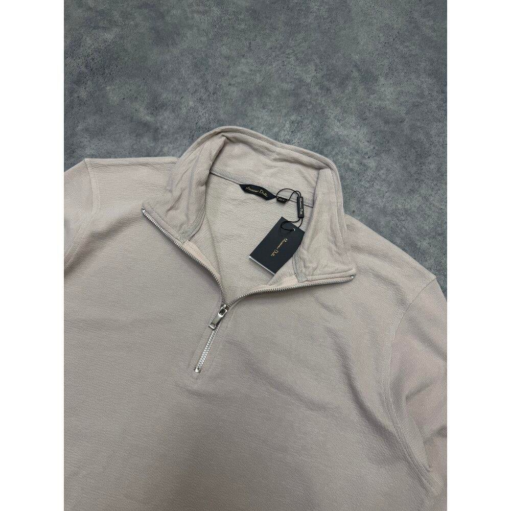 [MD-HZS03] Basic Half Zip Sweatshirt | Bej