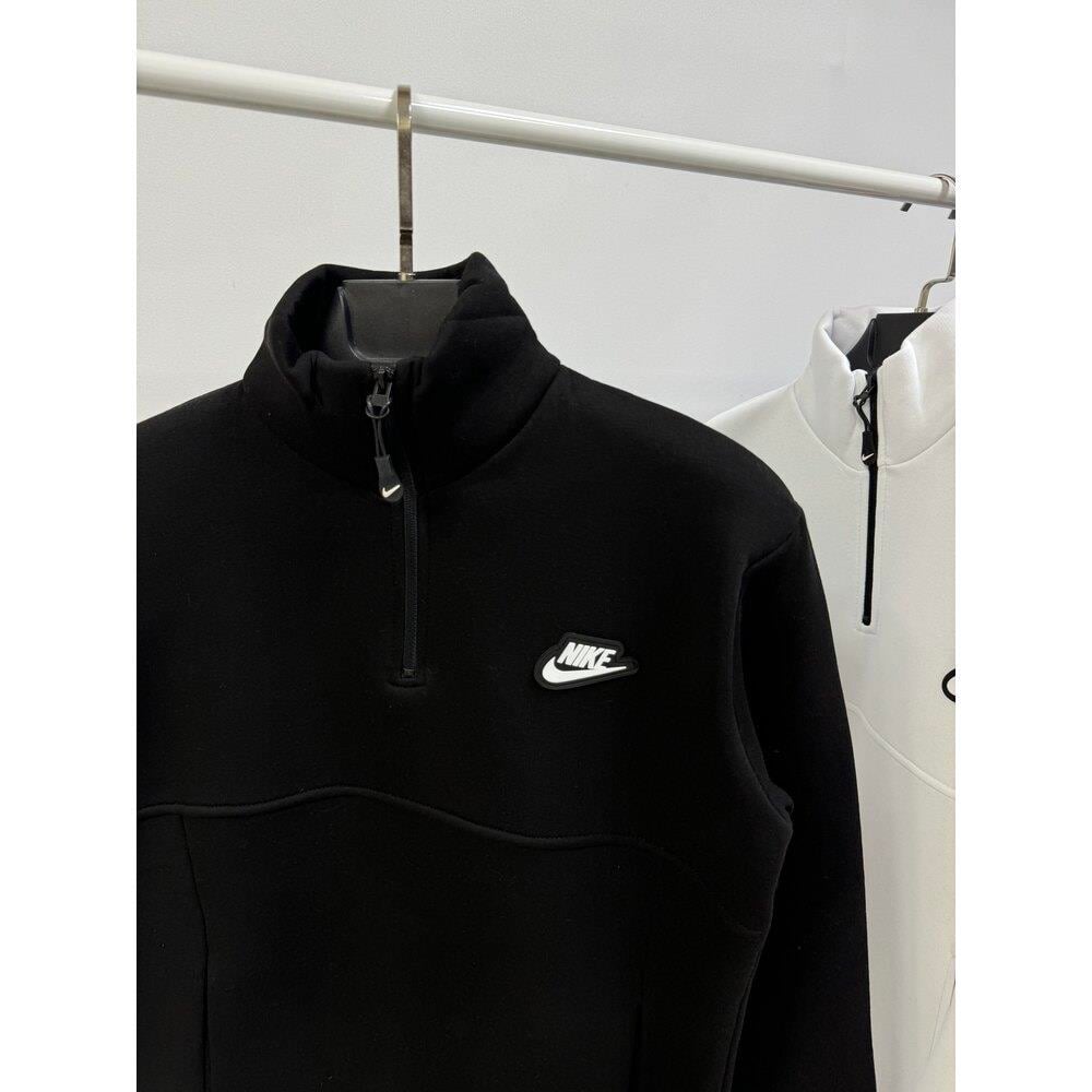 [NK-HZ06] Half Zip Sweatshirt | Siyah