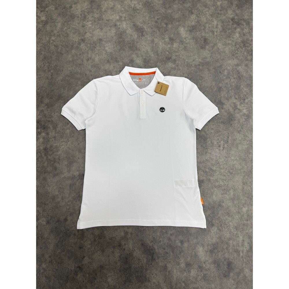 [TMB-PYT02] Basic Polo Yaka T-Shirt | Beyaz