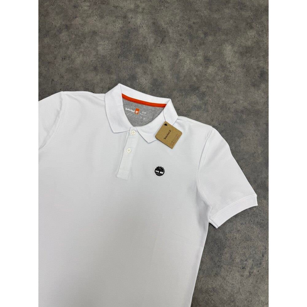[TMB-PYT02] Basic Polo Yaka T-Shirt | Beyaz