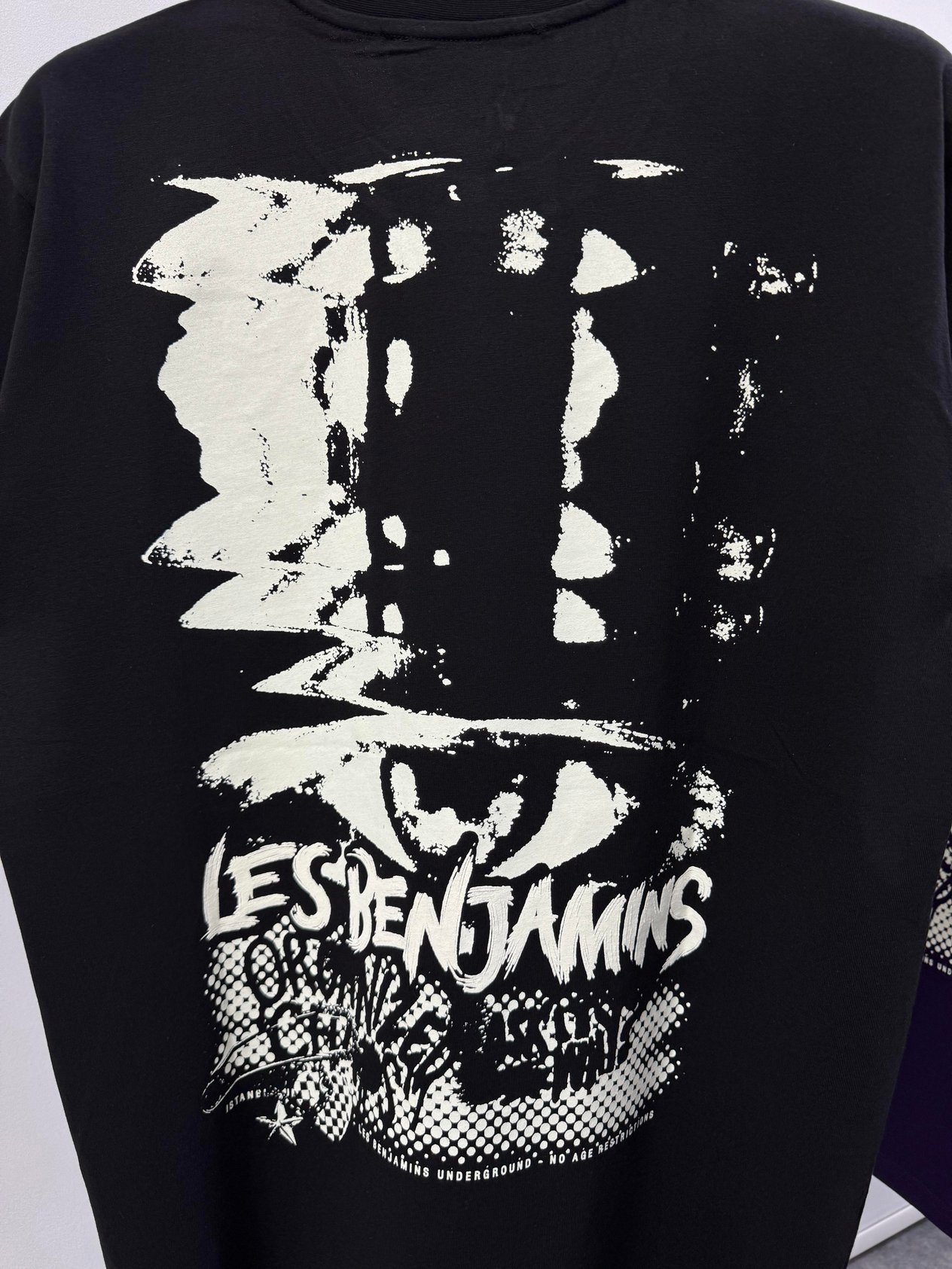Underground Back Printed T-Shirt | Siyah