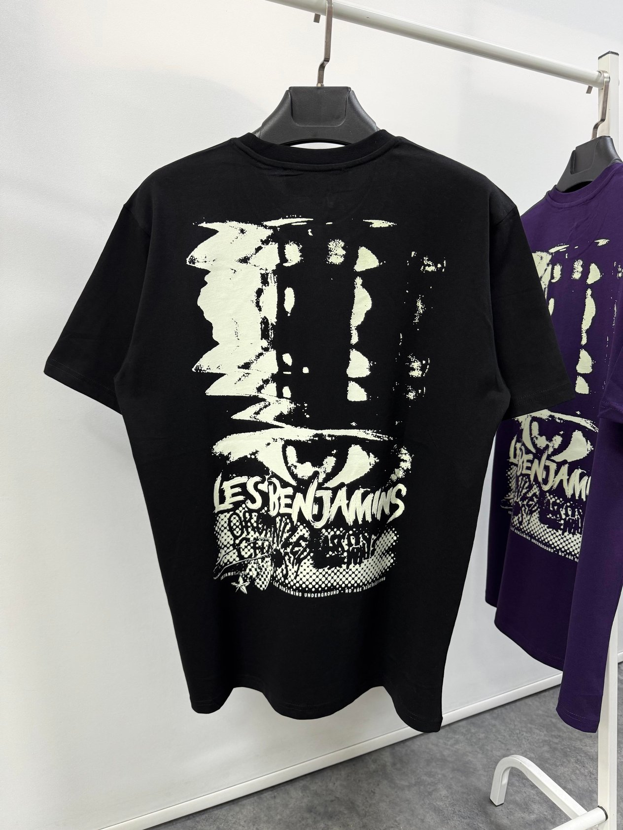 Underground Back Printed T-Shirt | Siyah