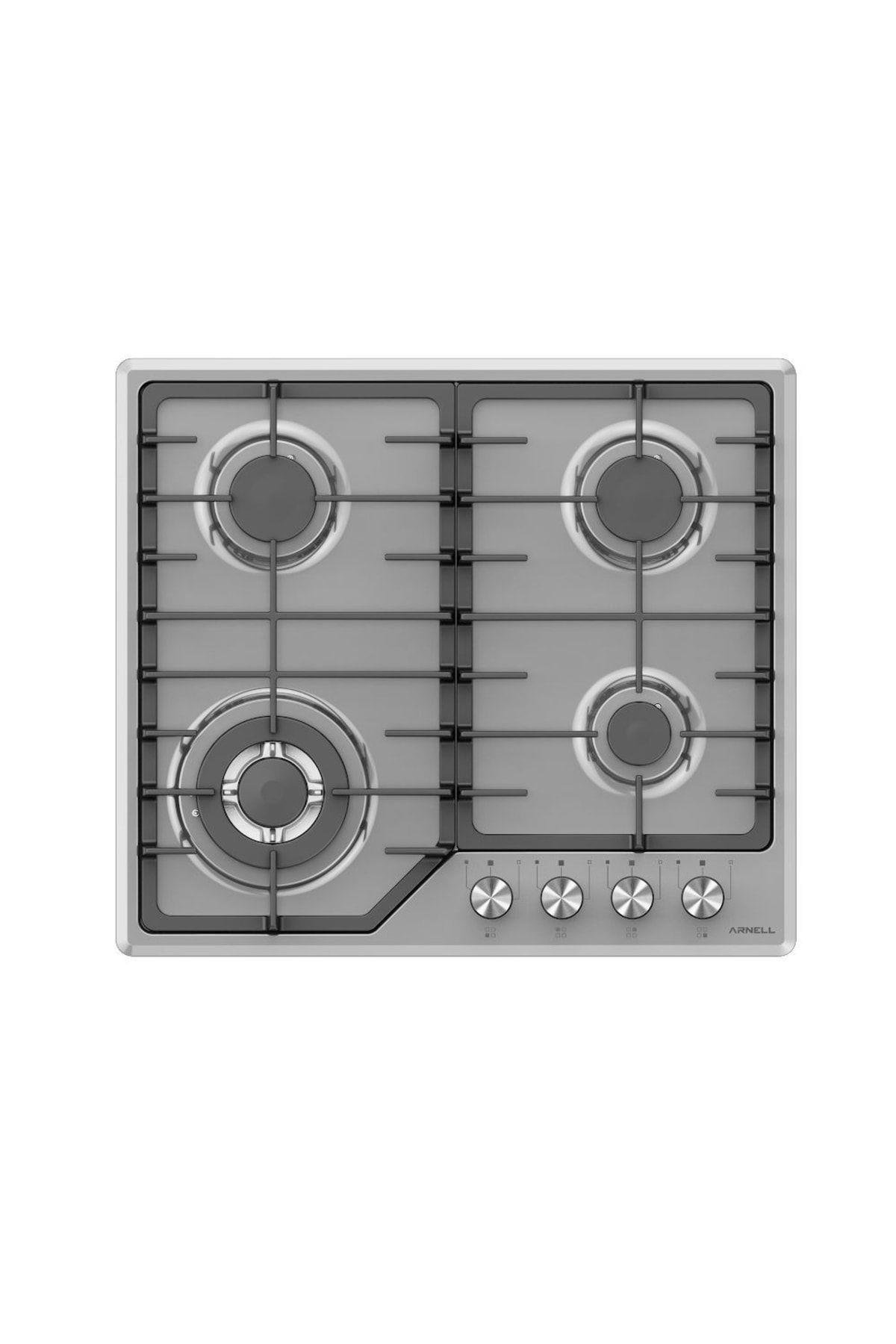 640-fl-wok Wokgözlü Gaz Emniyetli Döküm Izgaralı Inox Ankastre(GÖMME) Ocak