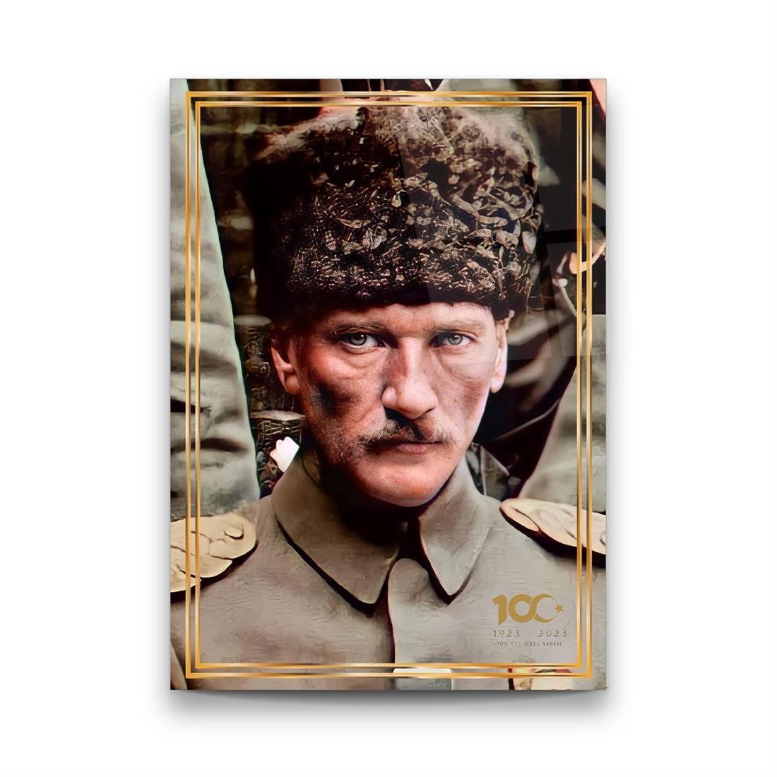 Atatürk 5 Dikey Cam Tablo