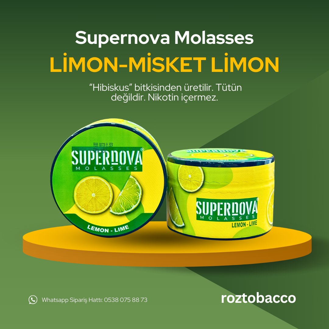 Supernova Molasses  LİMON-MİSKET LİMON
