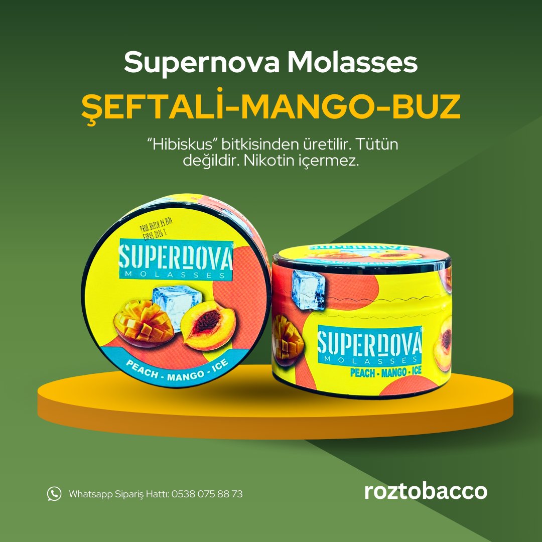 Supernova Molasses  ŞEFTALİ-MANGO-BUZ