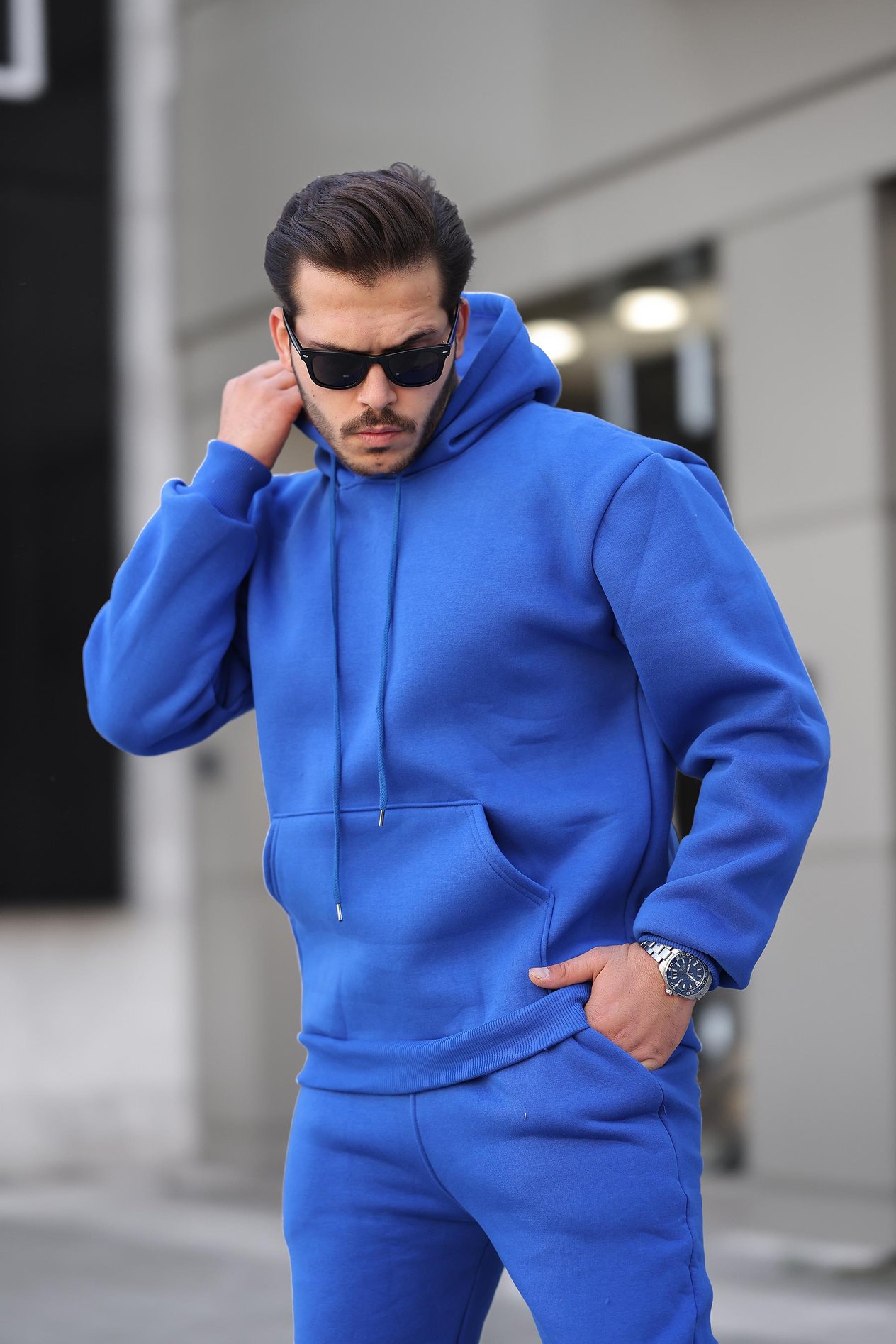 Erkek Premium Plus A+ kalite 3 İplik Sax Şardonlu Eşofman Takımı