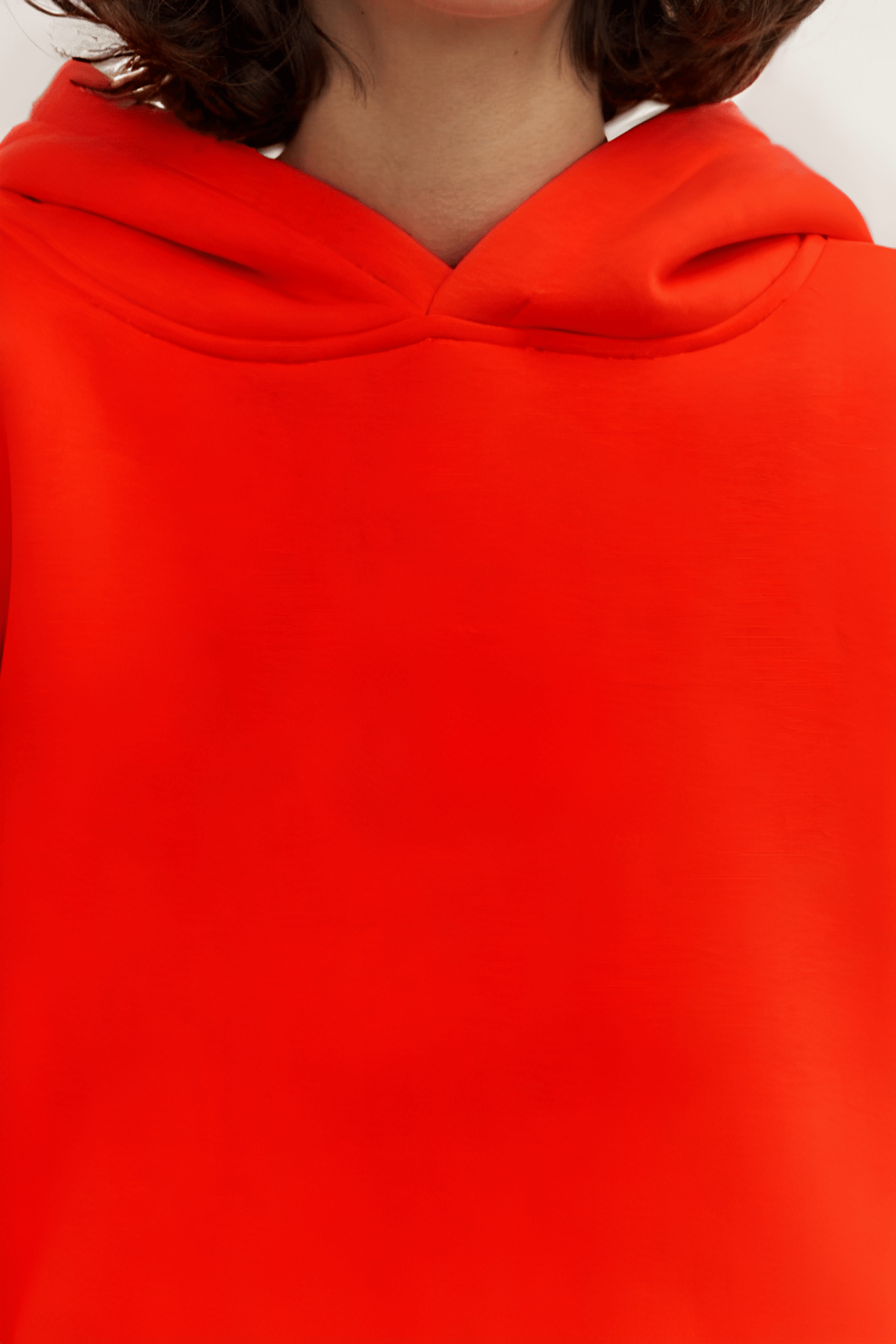 Kadın Oversize 3 İplik Kırmızı Şardonlu Eşofman Takımı