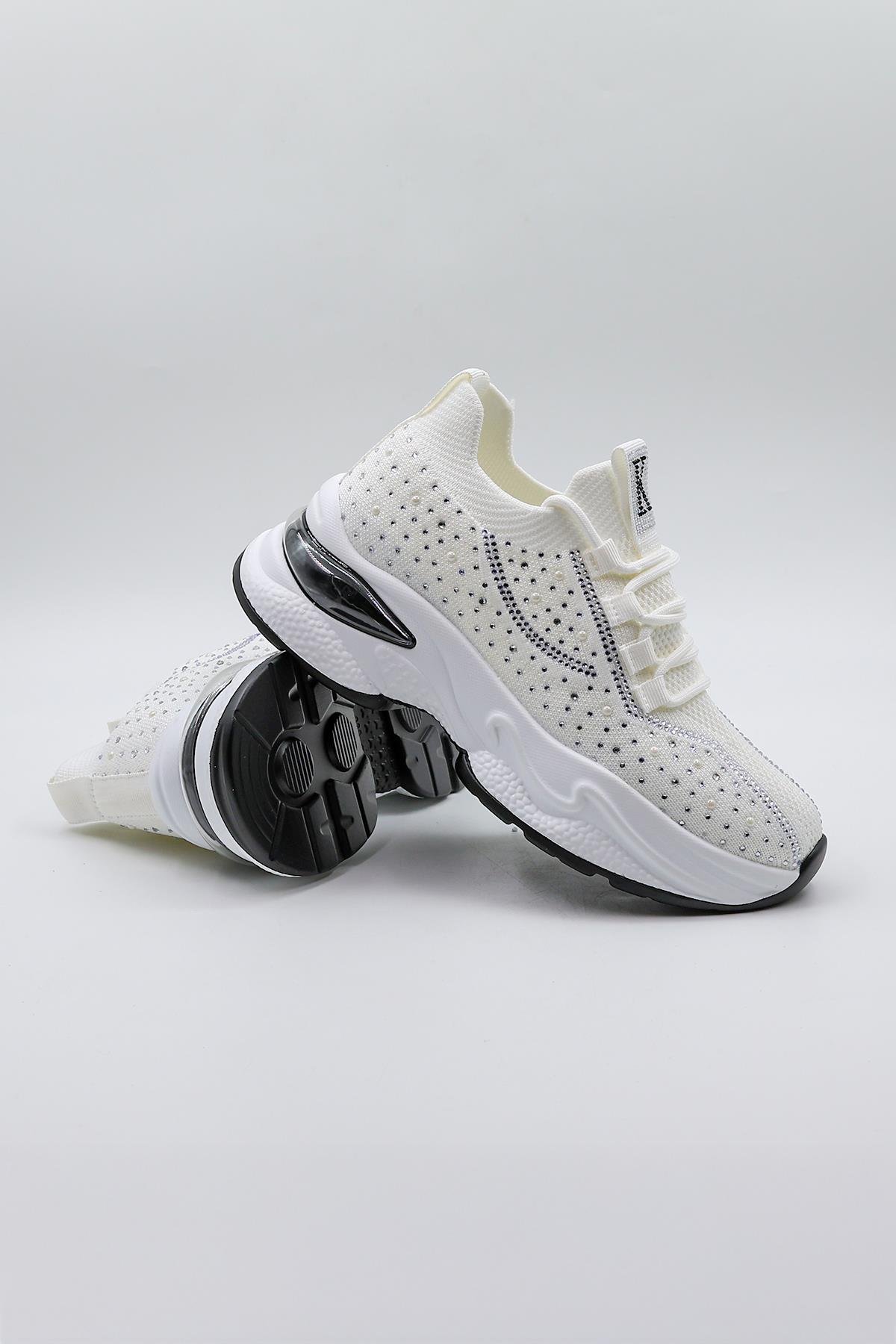 Kriste Bell Sneaker Kadın Spor Ayakkabı KB004545 Beyaz
