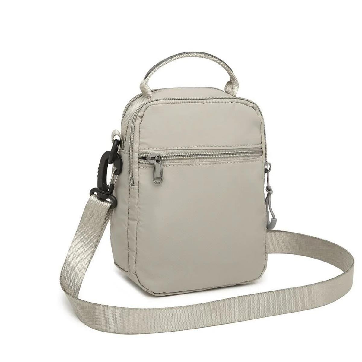 Smart Bags Ekstra Hafif Uniseks Postacı Çantası BC 3152 - Açık Gri