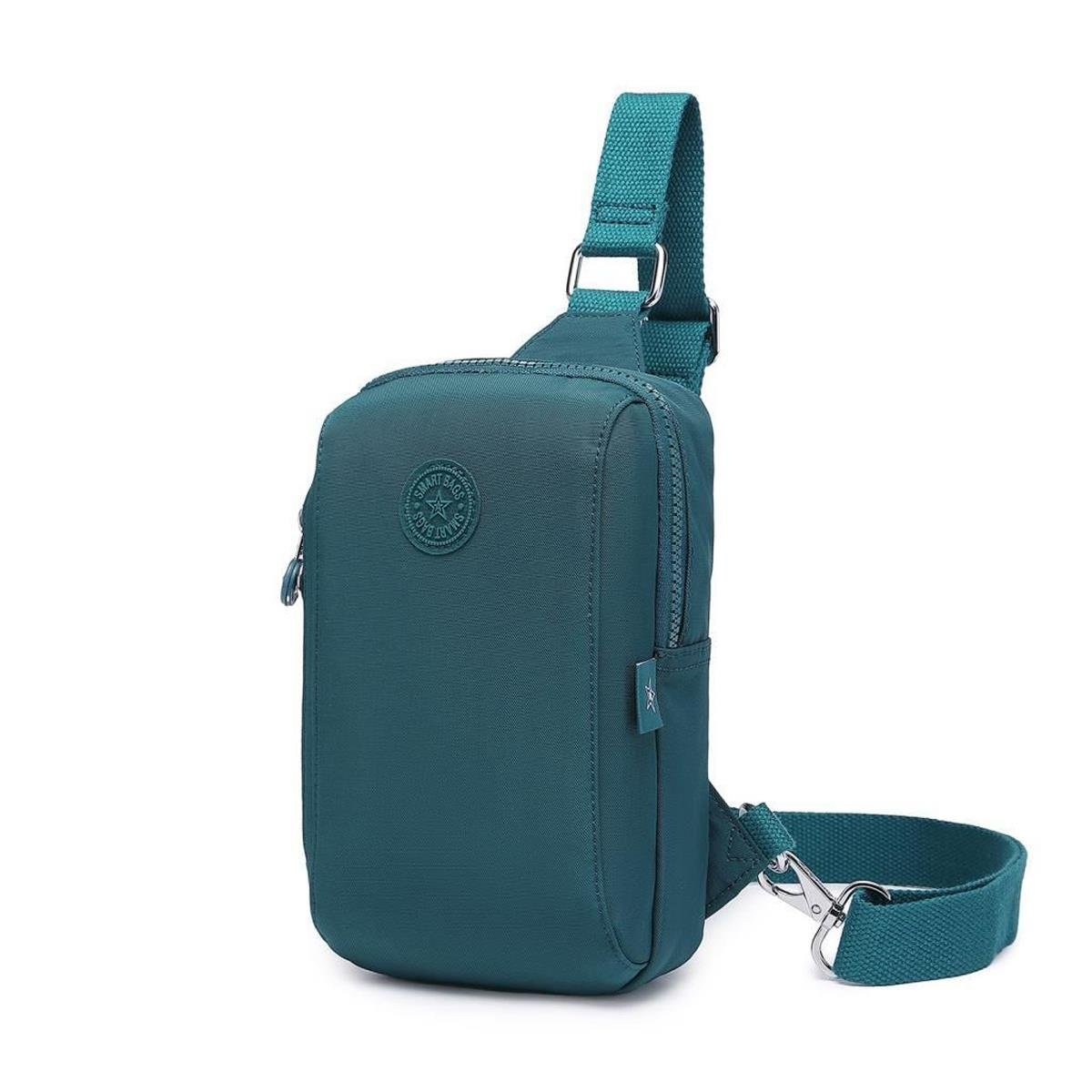 Smart Bags Krinkıl Kumaş Bodybag Uniseks Postacı Çantası BC KL 3105 - Koyu Yeşil
