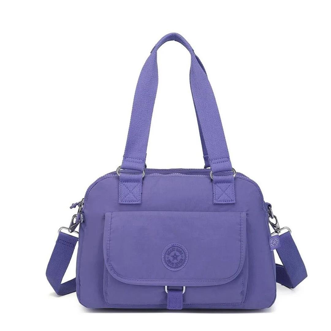 Smart Bags Krinkıl Kumaş Kadın Çantası BC 1122 - Mor