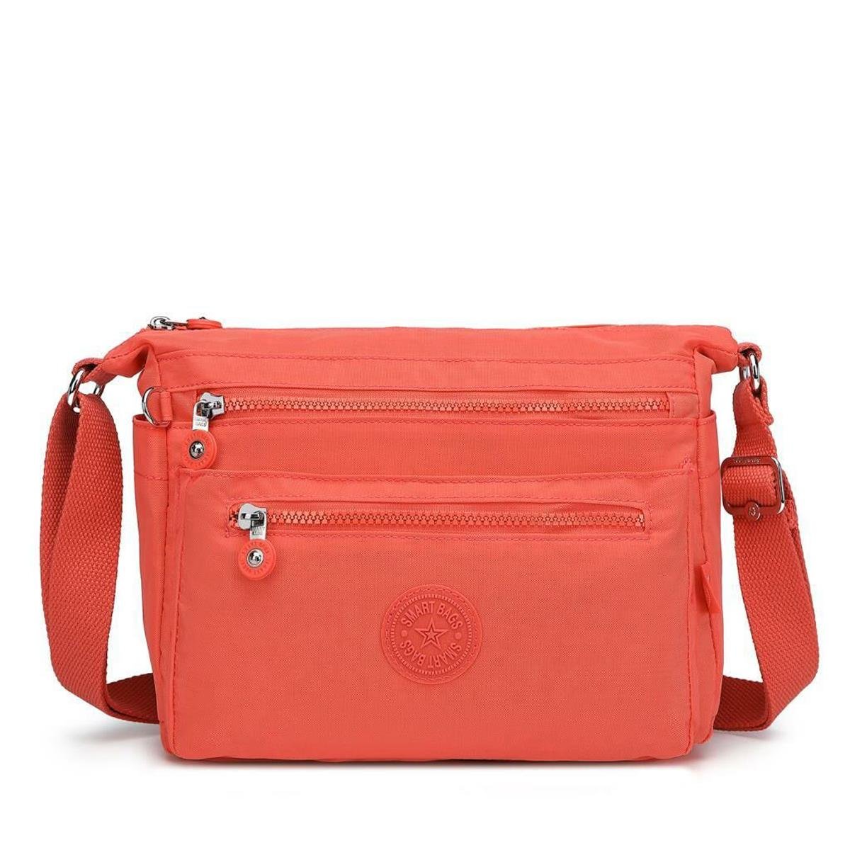 Smart Bags Krinkıl Kumaş Mini Çapraz Çanta BC 1147 - Nar